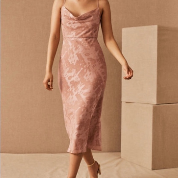BHLDN Dresses & Skirts - BHLDN Kinsey MIDI Dress in Dusty Rose